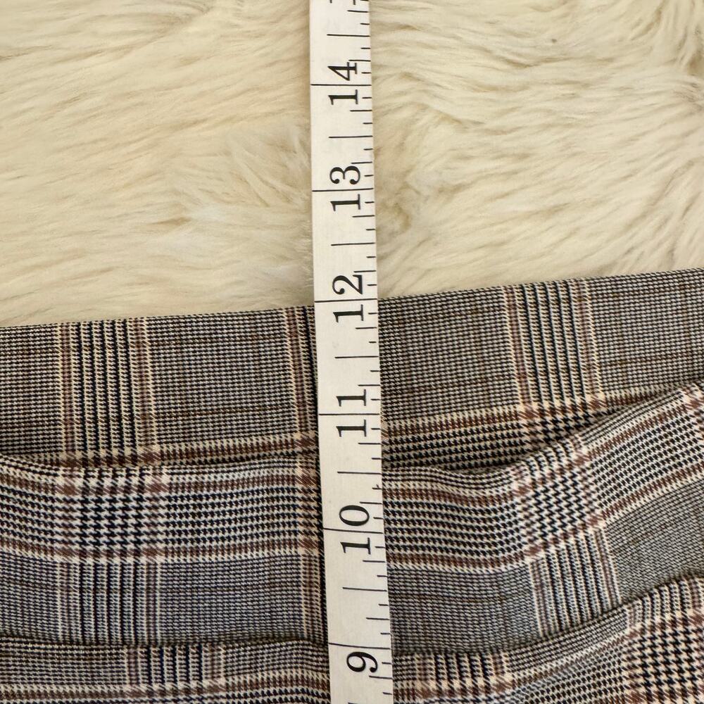 DKNY Plaid Straight Leg Ankle Pull On Pants 10 - Picture 9 of 11